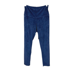 Yummie navy faux-suede leggings